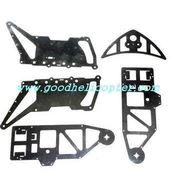 fq777-603 helicopter parts metal frame set 5pcs - Click Image to Close